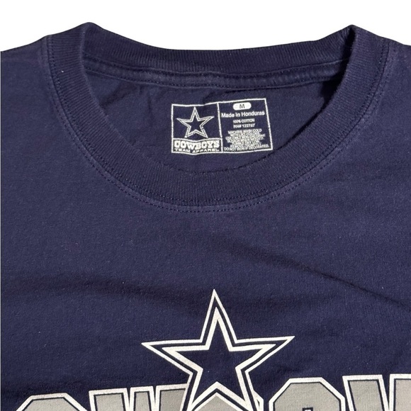 Vintage Cowboys Shirt M 90s Dallas NFL Team Apparel America's Team Football Tee - Picture 2 of 5